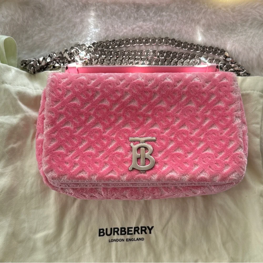 Burberry Pink Crossbody Bag with Monogram Design - Picture 4 of 15
